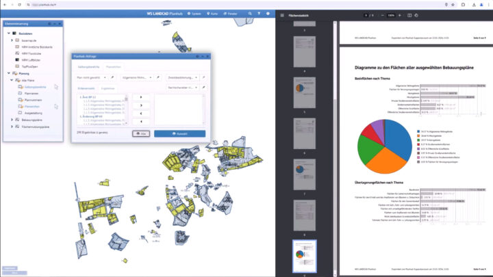 WS LANDCAD Planhub - planübergreifende Abfrage